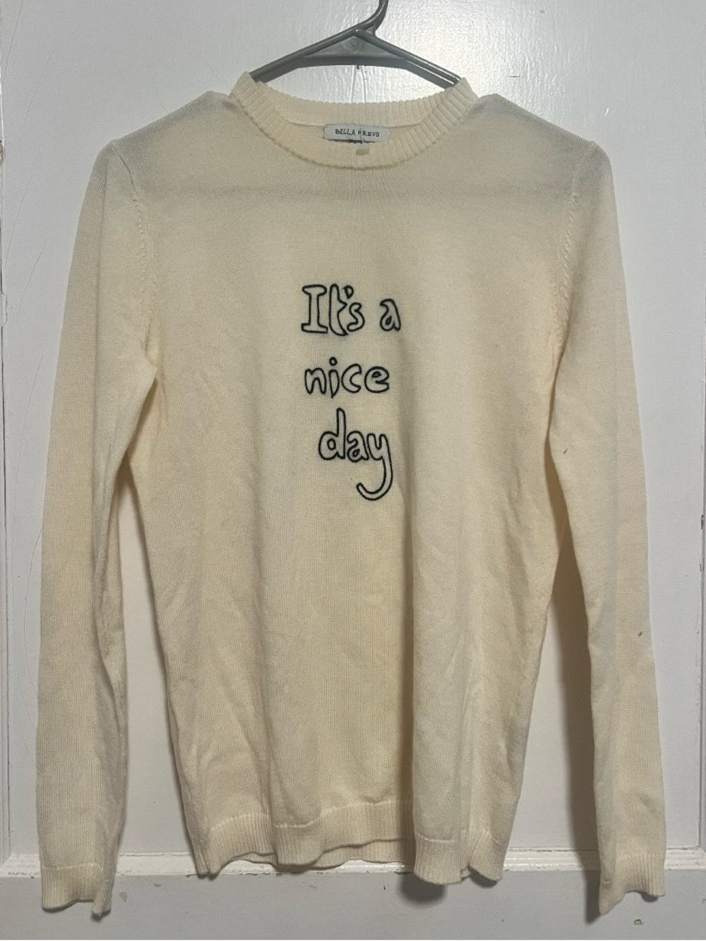 BELLA FREUD
It's A Nice Day Embroidered
Wool Sweater
$435 Size S